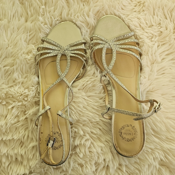 I. Miller Shoes - Elegant Gold Strappy Sandals